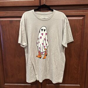 Ghost with cowboy boots tee sz XL